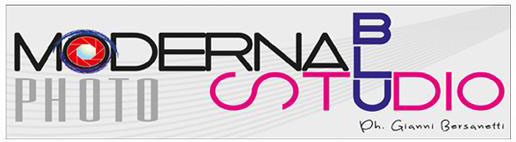 Logo Eventi Moderna Blu Studio